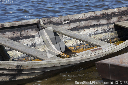 Image of wooden fishing boat