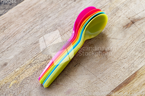 Image of Colored spoons