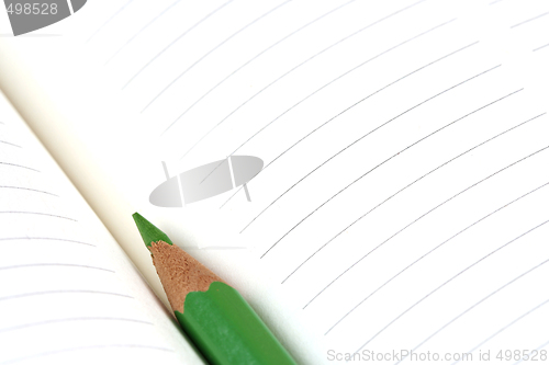 Image of Pencil and agenda