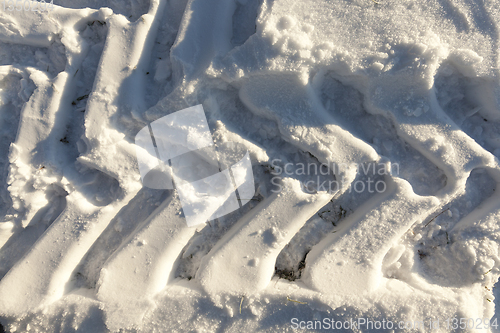 Image of Ruts on the snow