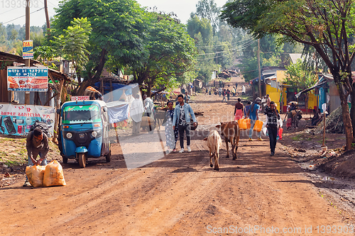 Image of People on the Ethiopian street