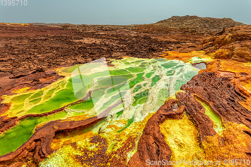 Image of Dallol, Ethiopia. Danakil Depression