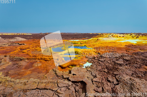 Image of Dallol, Ethiopia. Danakil Depression