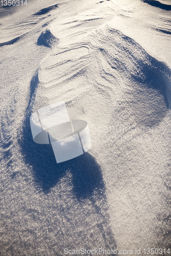 Image of Snowdrifts in winter