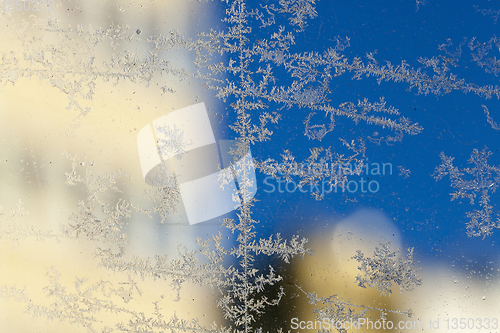 Image of rime on the glass