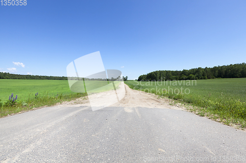 Image of Road asphalt sand