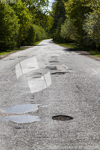 Image of road pit