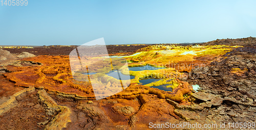 Image of Dallol, Ethiopia. Danakil Depression