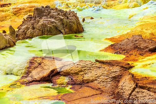 Image of Dallol, Ethiopia. Danakil Depression