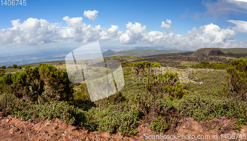 Image of landscape of Bale Mountain