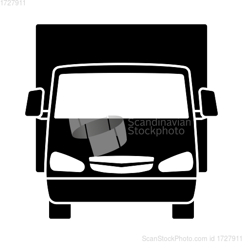 Image of Van Truck Icon Front View