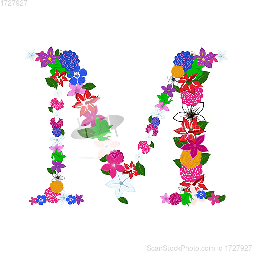 Image of Floral Alphabet Letter