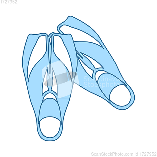 Image of Icon Of Swimming Flippers