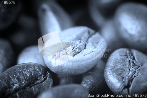 Image of Fragrant fried coffee beans 