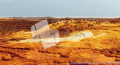 Image of Dallol, Ethiopia. Danakil Depression