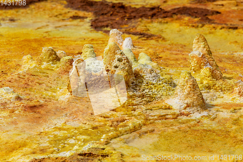 Image of Dallol, Ethiopia. Danakil Depression