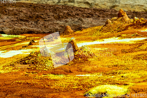 Image of Dallol, Ethiopia. Danakil Depression