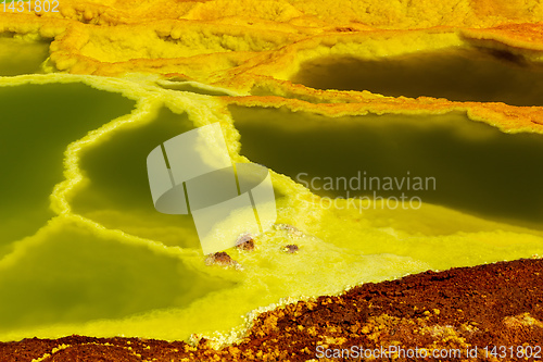 Image of Dallol, Ethiopia. Danakil Depression