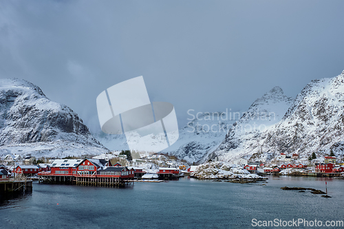 Image of "A" village on Lofoten Islands, Norway