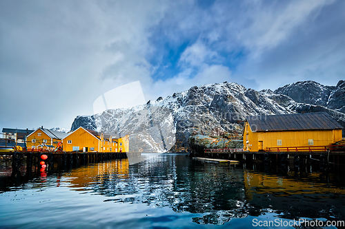 Image of Nusfjord fishing village in Norway