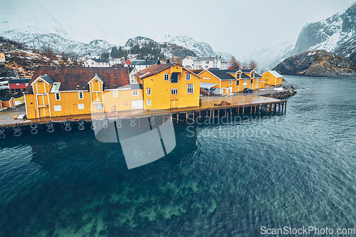 Image of Nusfjord fishing village in Norway