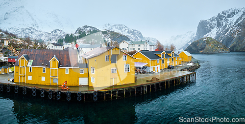 Image of Nusfjord fishing village in Norway