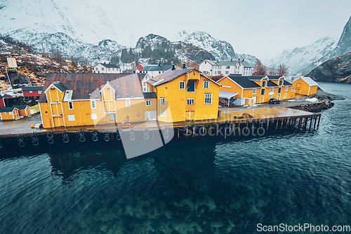 Image of Nusfjord fishing village in Norway