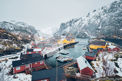 Image of Nusfjord fishing village in Norway