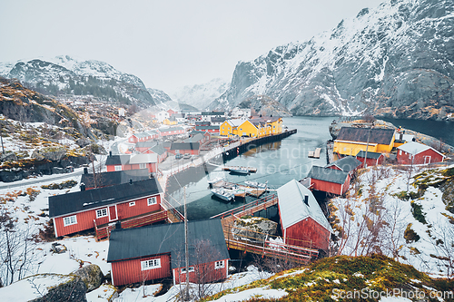 Image of Nusfjord fishing village in Norway