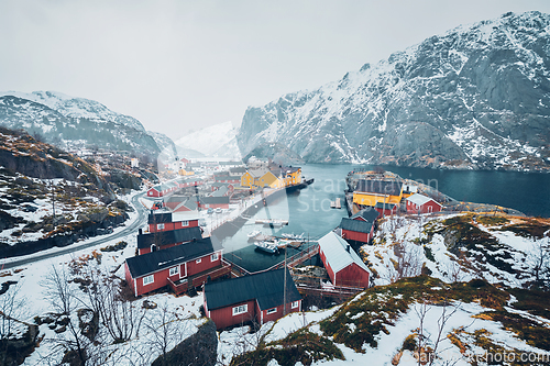 Image of Nusfjord fishing village in Norway