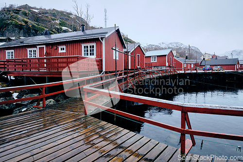 Image of Nusfjord fishing village in Norway