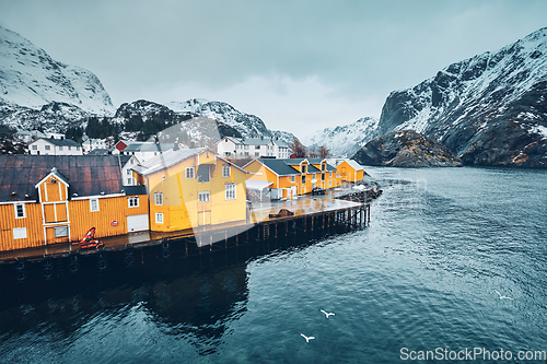 Image of Nusfjord fishing village in Norway