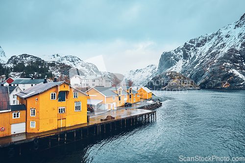 Image of Nusfjord fishing village in Norway