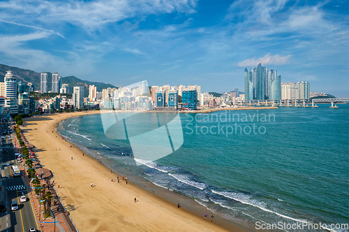 Image of Gwangalli Beach in Busan, South Korea