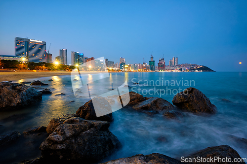 Image of Haeundae beach in Busan, South Korea