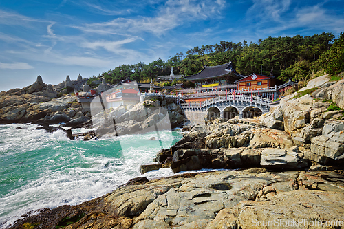 Image of Haedong Yonggungsa Temple. Busan, South Korea