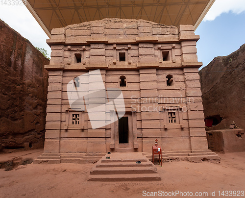 Image of Biete Amanuel underground Orthodox monolith Lalibela, Ethiopia