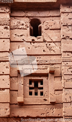 Image of Biete Amanuel underground Orthodox monolith Lalibela, Ethiopia