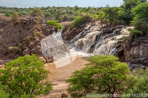 Image of waterfall in Awash National Park, Ethiopia