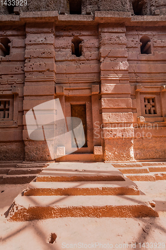 Image of Biete Amanuel underground Orthodox monolith Lalibela, Ethiopia