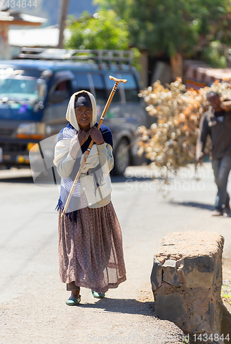 Image of Ethiopian People on the street, Africa