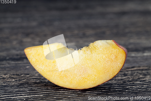 Image of Only half a peach table