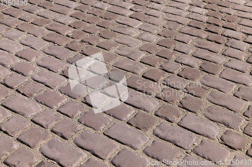 Image of Old Stone Cobblestone Pavement