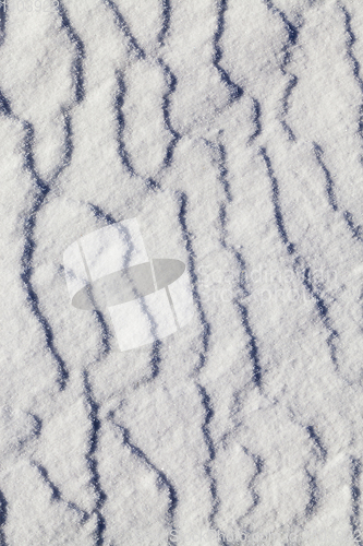 Image of Surface snowdrifts, winter