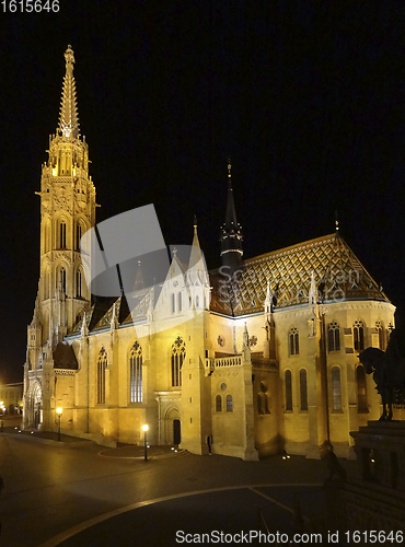 Image of night scenery in Budapest