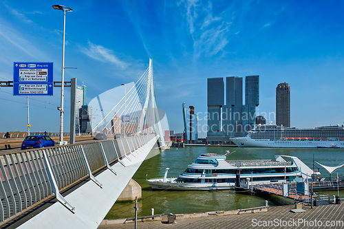 Image of Rotterdam cityscape. Netherlands