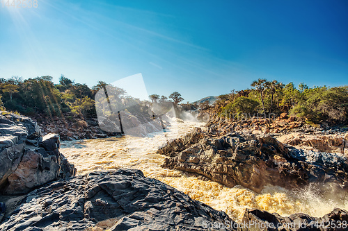 Image of Epupa Falls on the Kunene River in Namibia