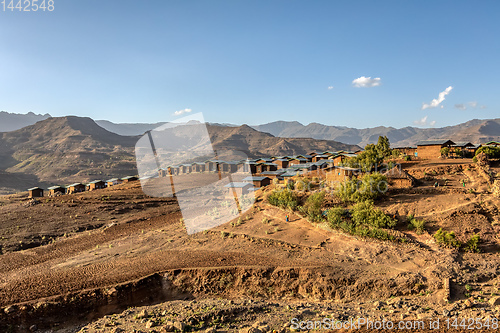 Image of Ethiopian village, Ethiopia Africa