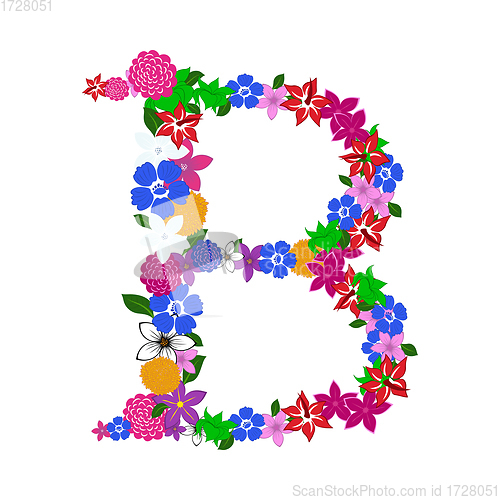 Image of Floral Alphabet Letter