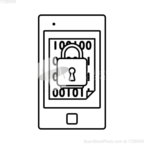 Image of Mobile Security Icon